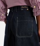 'S Max Mara Quadro denim Bermuda shorts