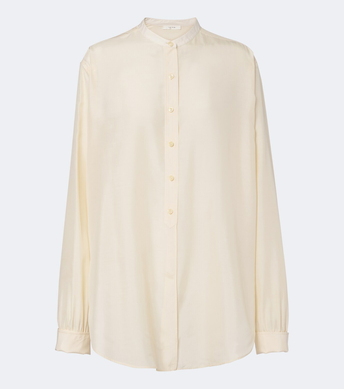 The Row Lula silk satin shirt