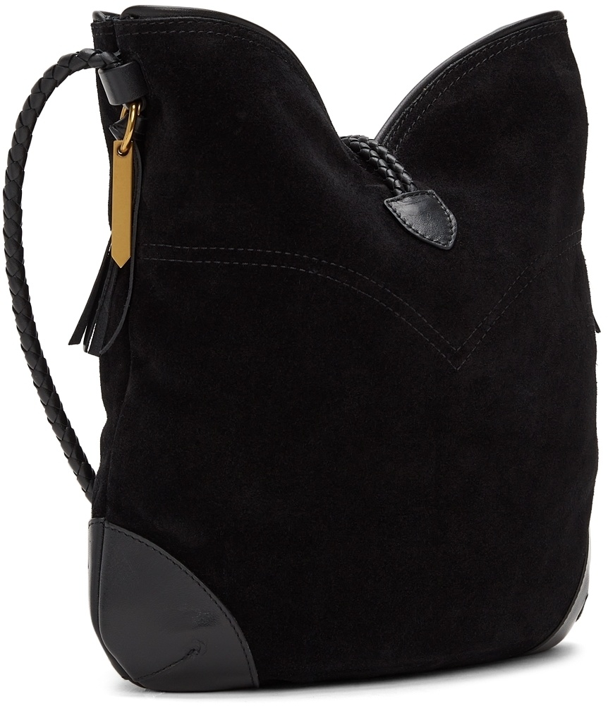 Buy Black suede sling bag for Women online | Lobaanya
