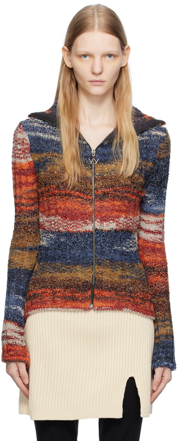 OPEN YY Multicolor Zip Sweater OPEN YY