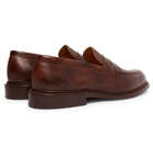 Tricker's - Jason Leather Penny Loafers - Men - Brown