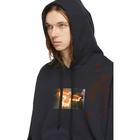 Sankuanz Indigo Stained Bird Hoodie