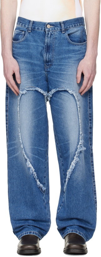 Photo: Carne Bollente Blue 'Love Pants Gone Wild' Jeans