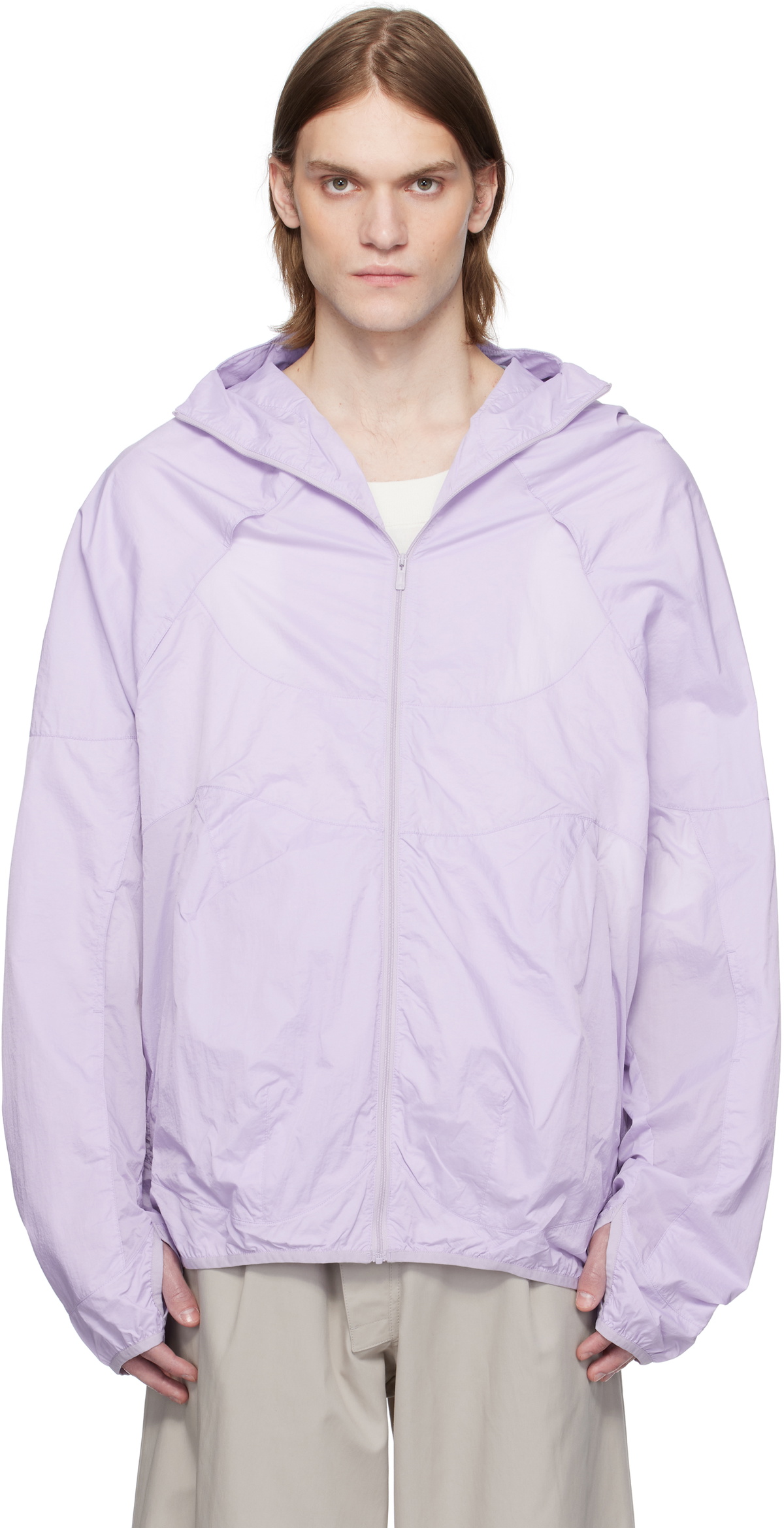 A. A. Spectrum Gray Ascend Shell Jacket A. A. Spectrum