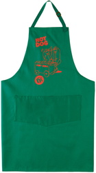 Carne Bollente Green Really Hot Dogs Apron