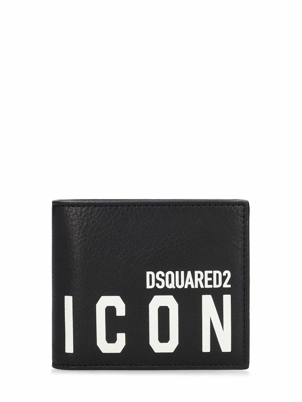 Photo: DSQUARED2 - Icon Printed Leather Coin Wallet