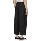 Comme des Garcons Homme Black Cropped Trousers