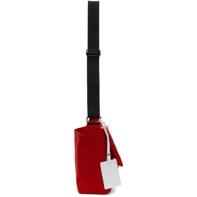 Maison Margiela Red 4-Stitches Flap Crossbody Bag Maison