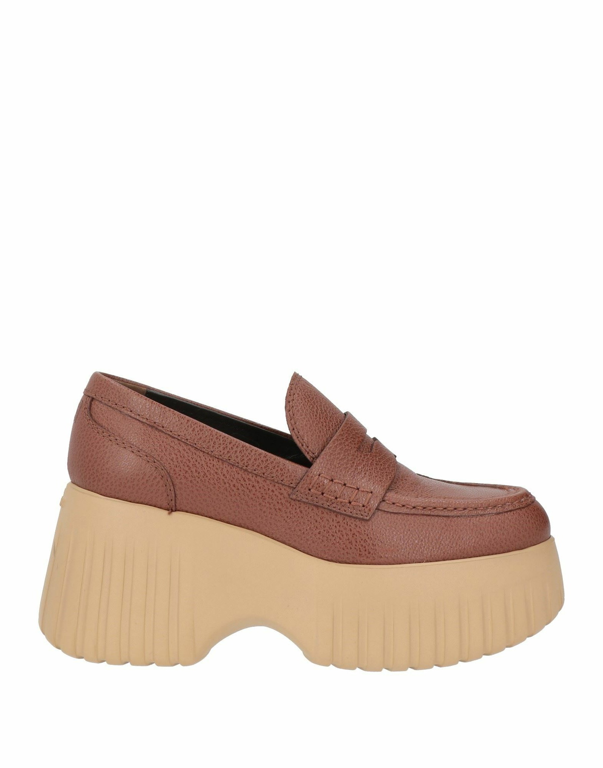 Hogan Womens Loafers in Brown