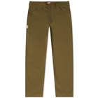 Kenzo Men's Carpenter Pant in Dark Khaki