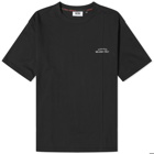 GCDS Men's Embroidered Logo T-Shirt in Nero