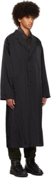 YOHJI YAMAMOTO Gray I-Raglan Reversible Coat