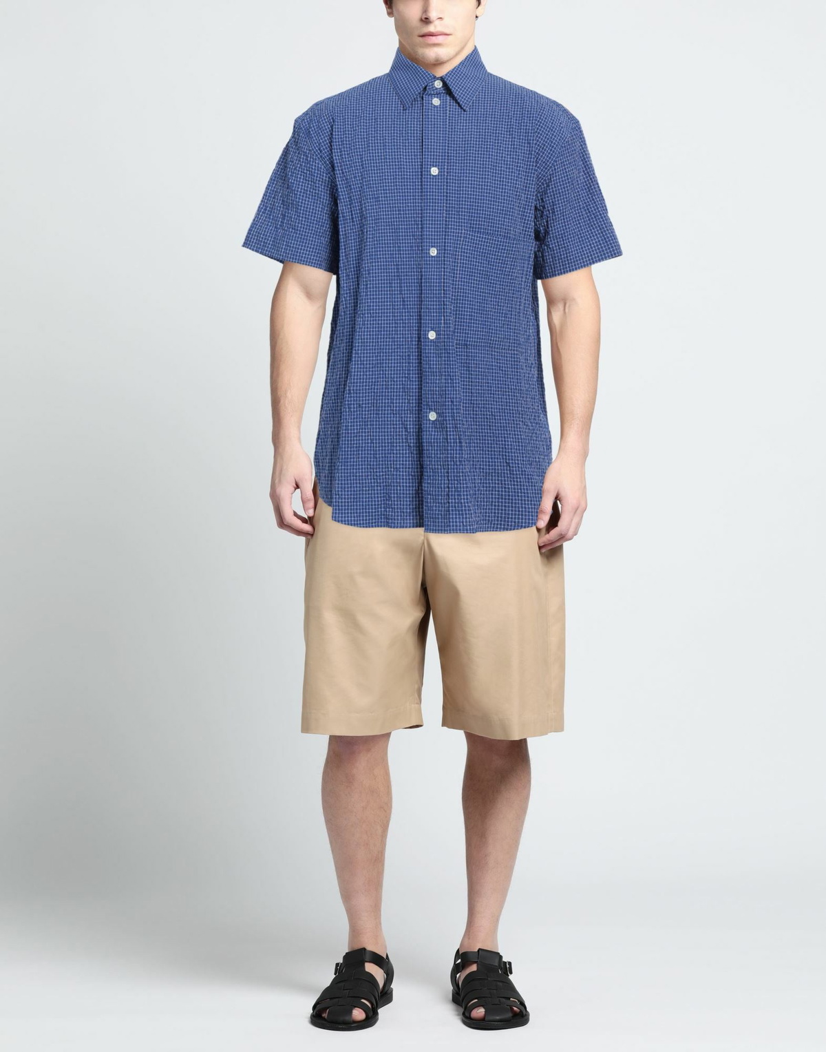 Róhe Mens Shirt in Blue