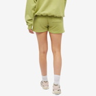 Adanola Women's Tennis Collection Sweat Shorts in Lime Green