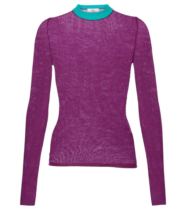 Photo: Chloé Ribbed-knit wool sweater