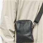 Our Legacy Men's Delay Cross Body Bag in Black Leather