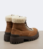 Balenciaga Combat Strike suede lace-up boots