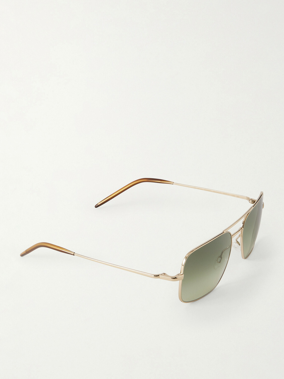 Oliver Peoples - Victory II Aviator-Style Gold-Tone Sunglasses