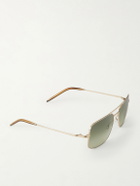 Oliver Peoples - Victory II Aviator-Style Gold-Tone Sunglasses