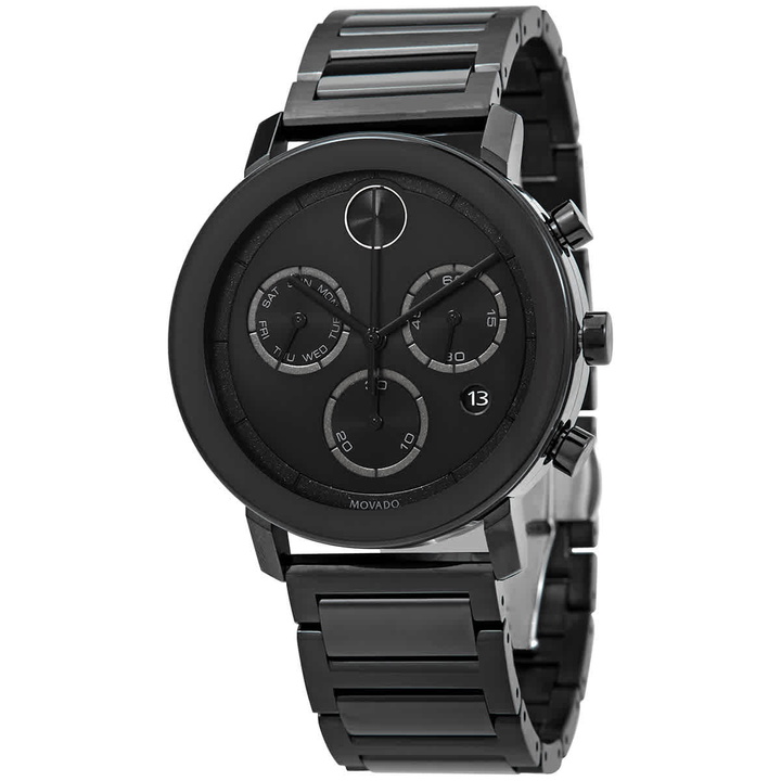 Photo: Movado BOLD Evolution Chronograph Quartz Black Dial Mens Watch 3600684