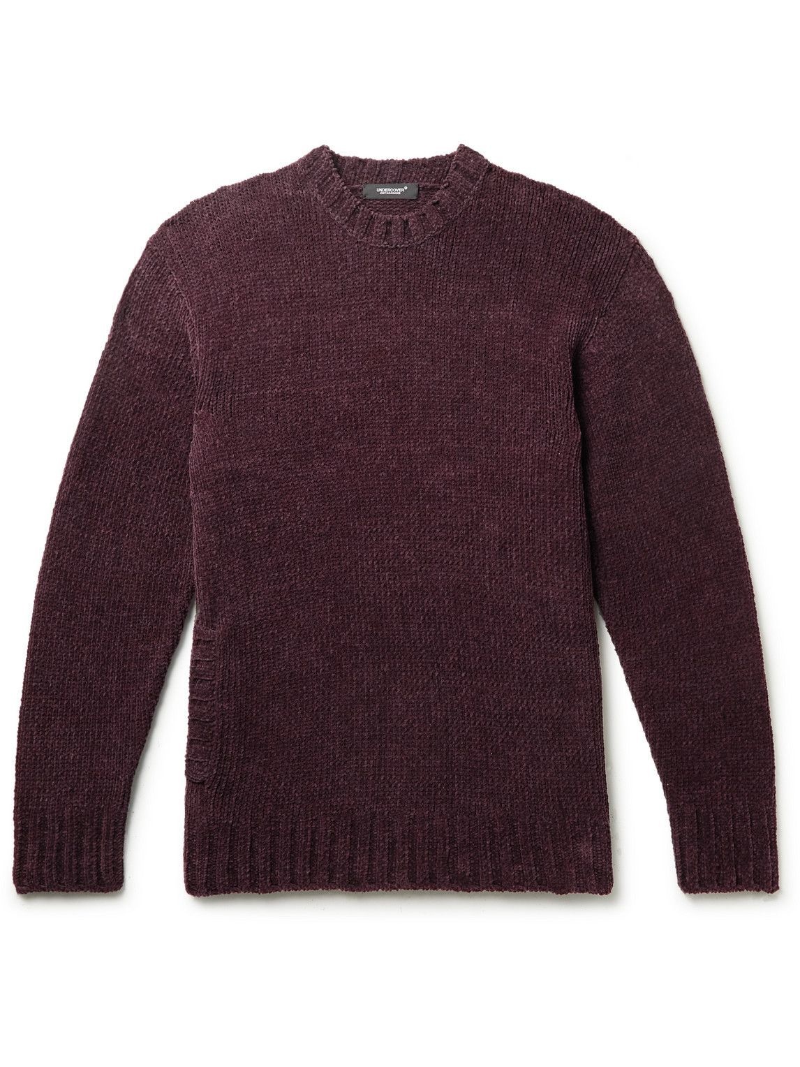 UNDERCOVER - Cotton-Blend Chenille Sweater - Brown Undercover