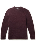 UNDERCOVER - Cotton-Blend Chenille Sweater - Brown