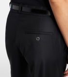 Coperni Suspended belted cutout straight jeans