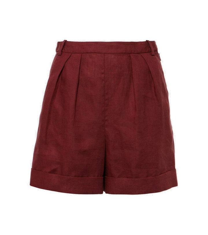 Photo: Loro Piana Linen shorts