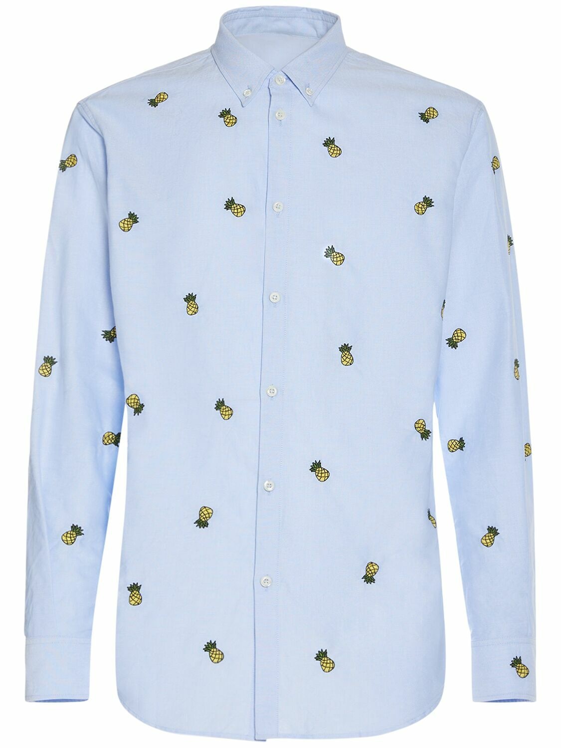 Photo: DSQUARED2 - Embroidered Cotton Relaxed Shirt