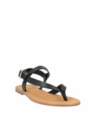 Alohas Womens Thong sandal in Black