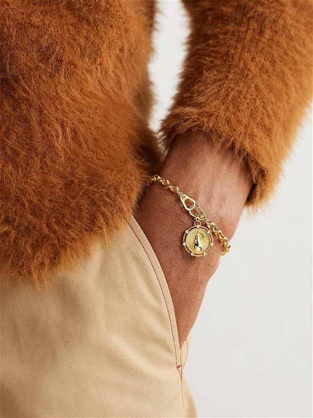 Photo: Foundrae - Pear Gold Diamond Bracelet