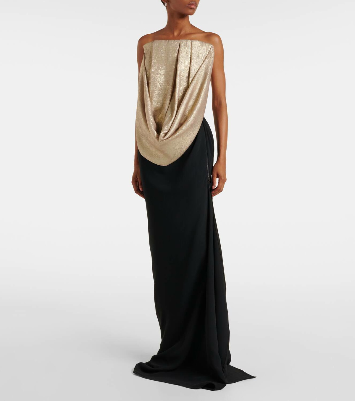 Maticevski Indominable draped maxi skirt