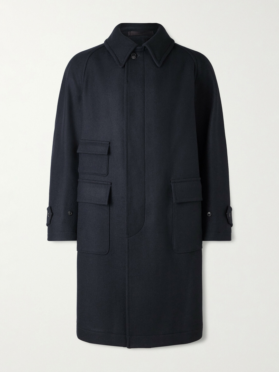 Kaptain Sunshine - Traveller Wool Coat - Blue