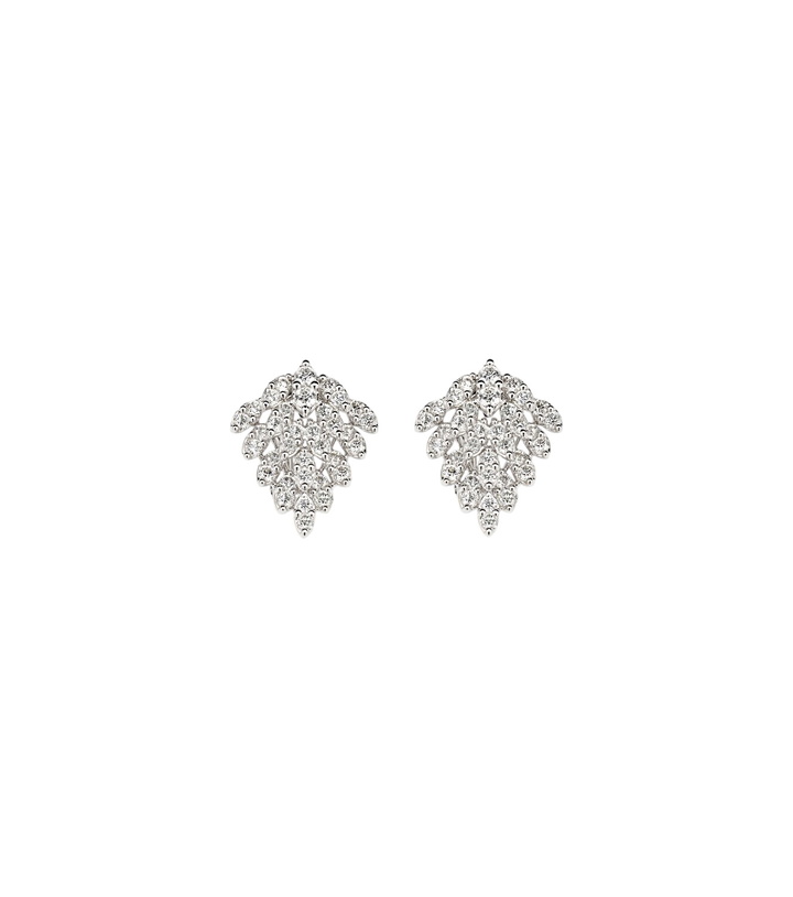 Photo: Anita Ko Nowflake 18kt white gold (750/1000) earrings with diamonds