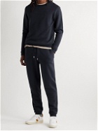 Hamilton And Hare - Cotton and Lyocell-Blend Jersey Sweatpants - Blue