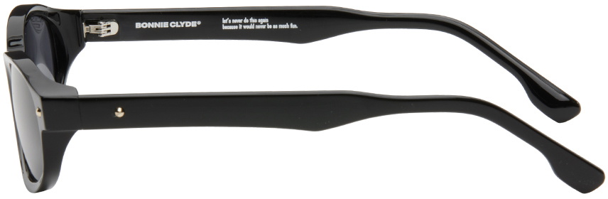 BONNIE CLYDE Black Roller Coaster Sunglasses