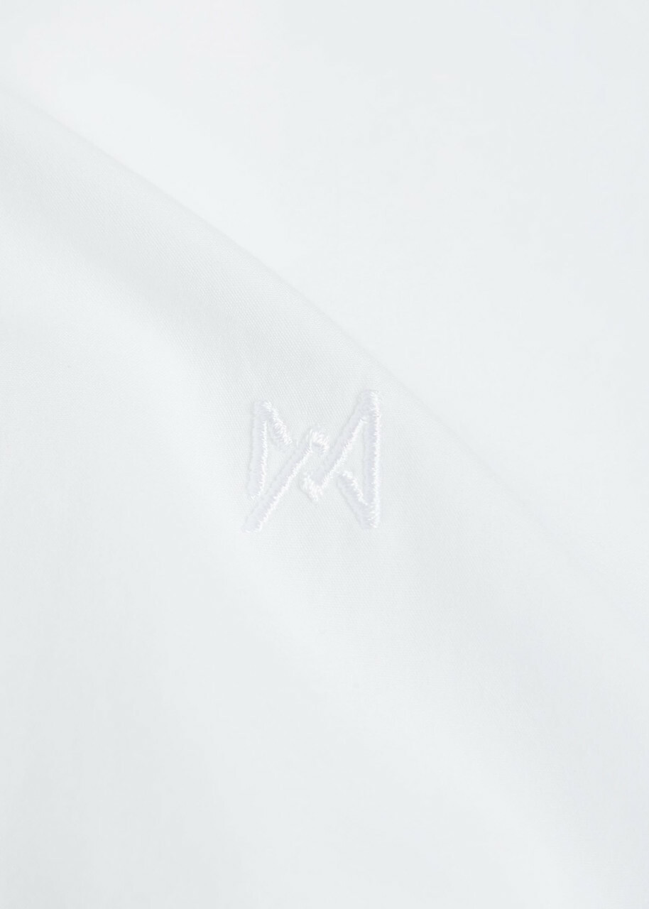 Agolde X Maria Mcmanus Cotton-poplin Shirt White