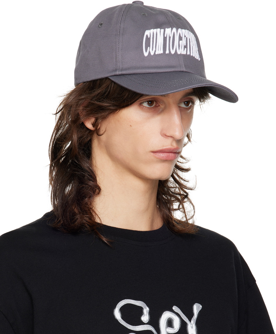 Carne Bollente Gray 'Cum Together' Cap Carne Bollente Carne Bollente Gray 'Cum Together' Cap Carne Bollente