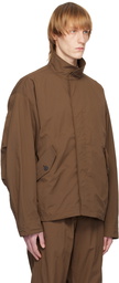 LE17SEPTEMBRE Brown Crinkled Jacket