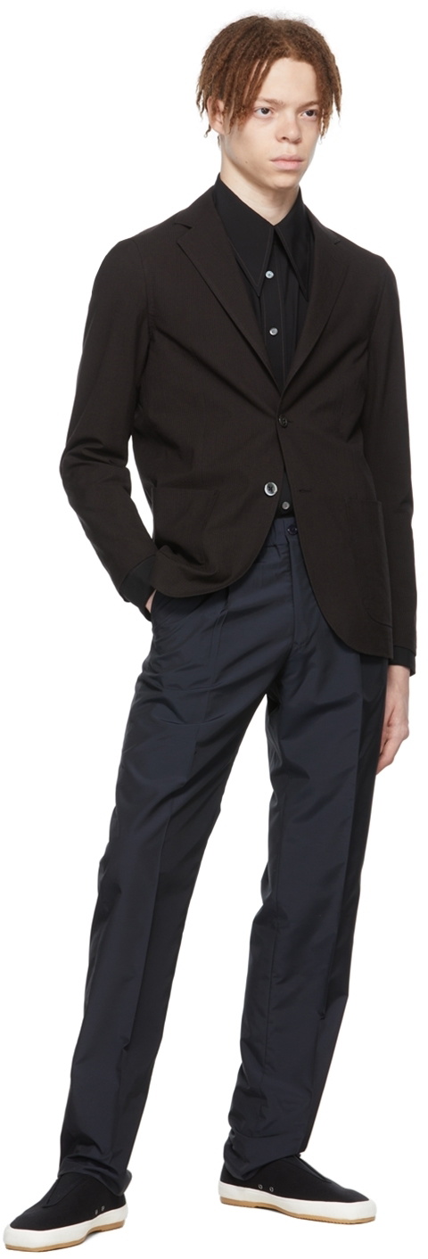 Ring Jacket Navy Wool Trousers