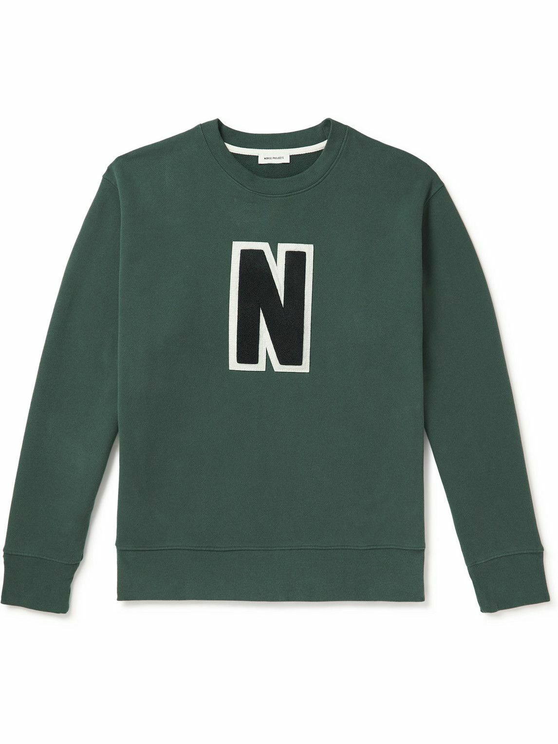 Norse Projects - Arne Logo-Appliquéd Recycled-Cotton Jersey