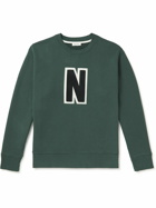 Norse Projects - Arne Logo-Appliquéd Recycled-Cotton Jersey Sweatshirt - Green