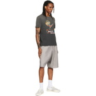 R13 Gray Jumbo Tailored Shorts