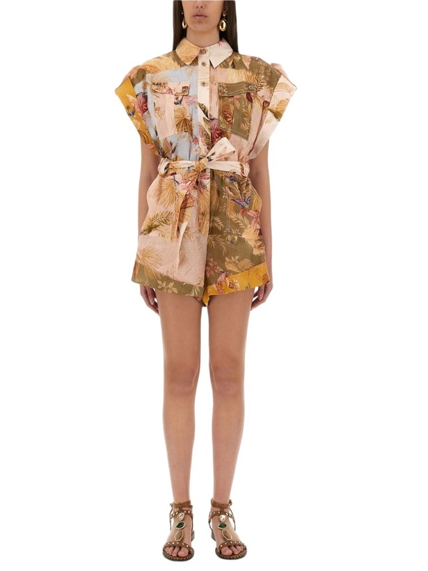 Photo: Zimmermann Short Overalls With ascension Lapels