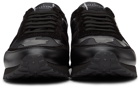 Valentino Garavani Black Camo Rockrunner Sneakers