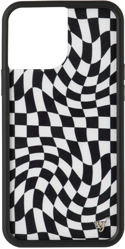 Photo: Wildflower Black & White Crazy Checkers iPhone 13 Pro Max Case