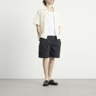 A Kind of Guise Men's Quito Pleated Tech Shorts in Black Panther