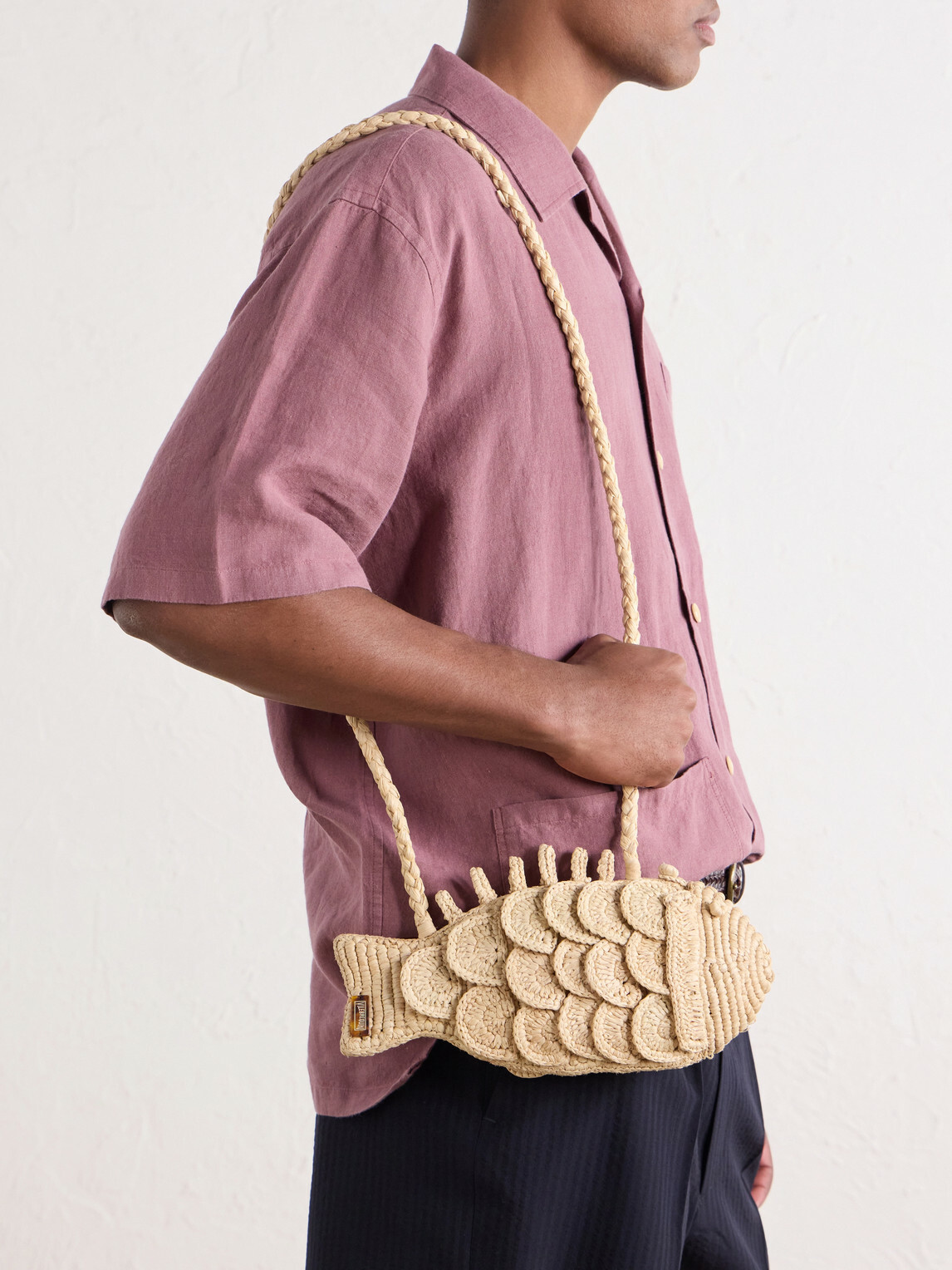 Vilebrequin - Bogue Raffia Pouch - Neutrals