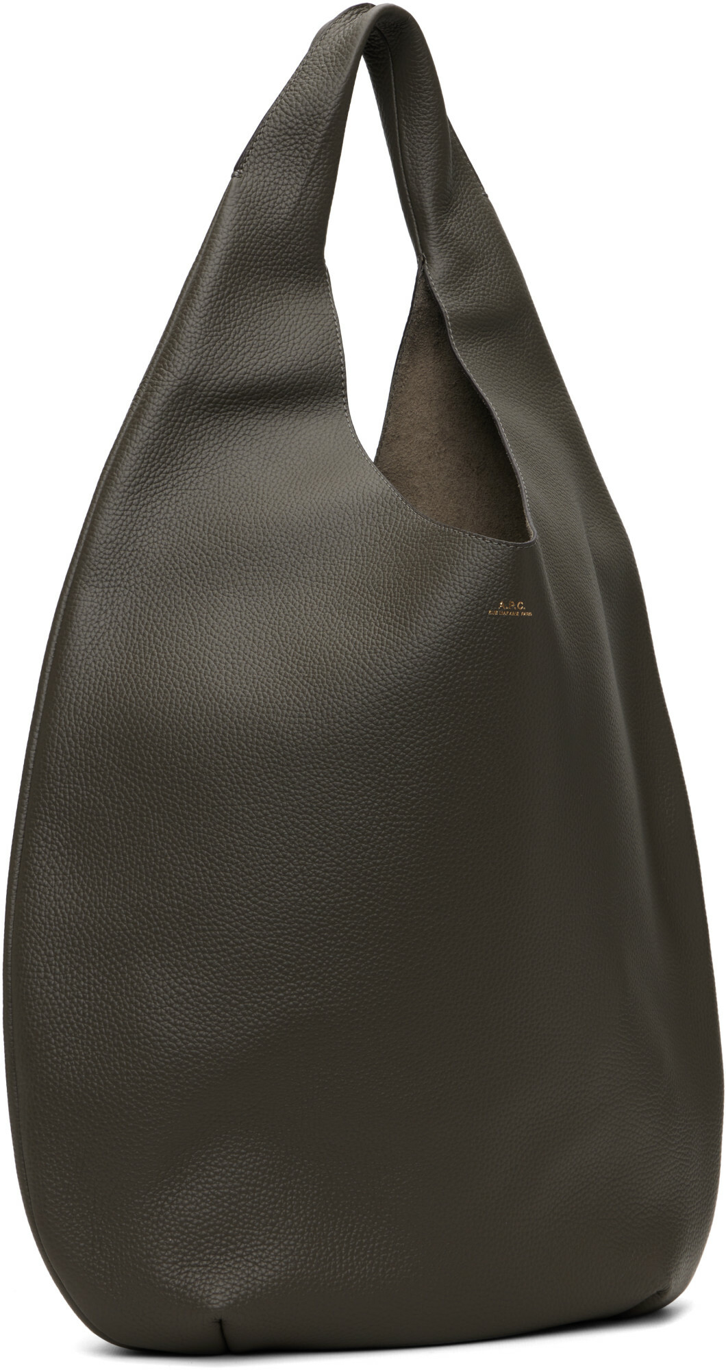 A.P.C. Gray 'Le Neige' Bag