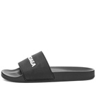 Balenciaga Logo Rubber Slide